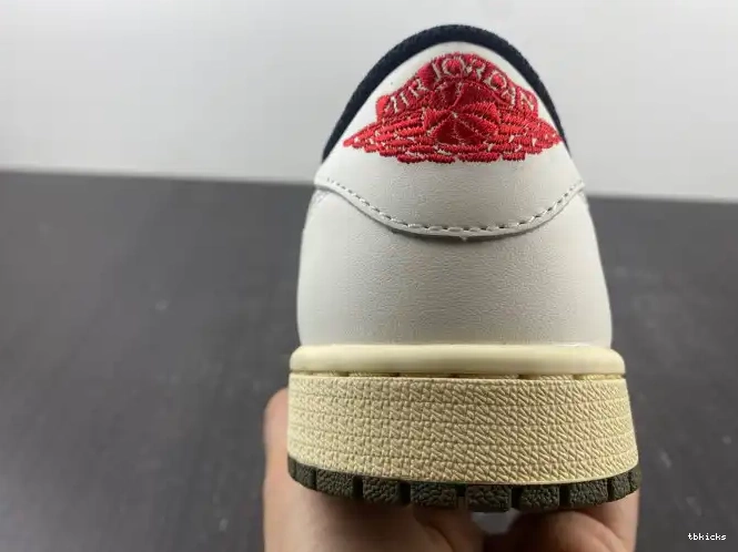 Cheap TB Jordan OG 1 Travis x DZ4137-106 WMNS Scott Air Olive Low 0611